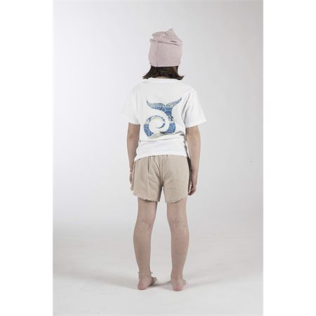 Smile Bianco Coda Wave Blu JUNGLEKids | KMMSMILE28BIANCO